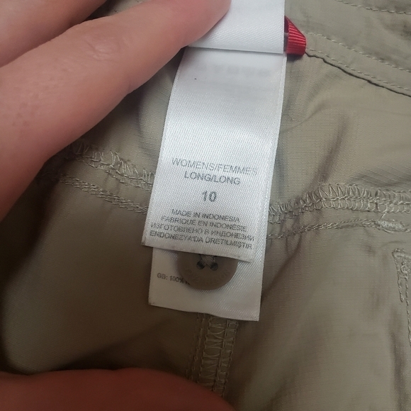 The North Face Khaki Hiking Shorts Size 10 Long - Picture 7 of 11